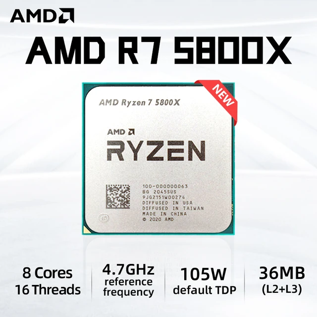 AMD Ryzen 7 5800X 8コア / 16スレッド