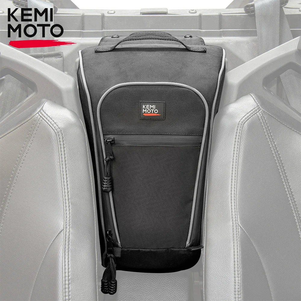 KEMIMOTO UTV 1680D Black Wear Resistant Seat Center Storage Bag Compatible with Polaris RZR PRO XP, RZR PRO XP4 2020-2022 2023