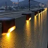 1-12 Pack Solar Deck Lights Outdoor Step Lights Waterproof Led Solar Lamp for Railing Stairs Step Fence Yard Patio and Pathway 2