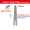 8 Inch Chainsaw Guide Bar And Saw Chain Set 45 Drive Link Electric Saw 1/4''P for Brushless Electric Saw Wood Cutter Spare Chain 3