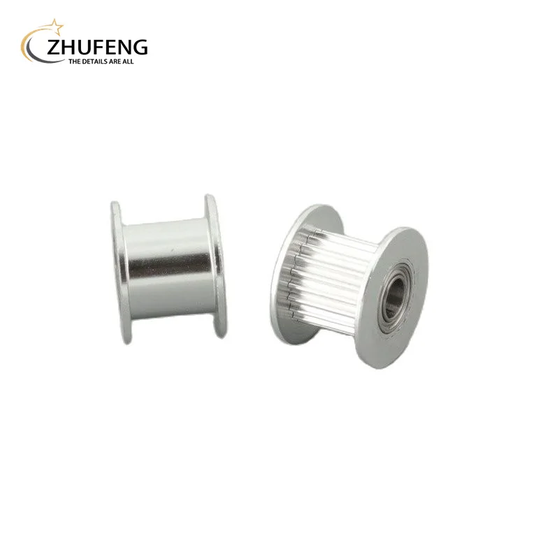 2GT 20 Teeth Synchronous Wheel Idler Pulley Black Bore 3/4/5/6/8mm With Bearing For GT2 Timing Belt Width 6/10mm