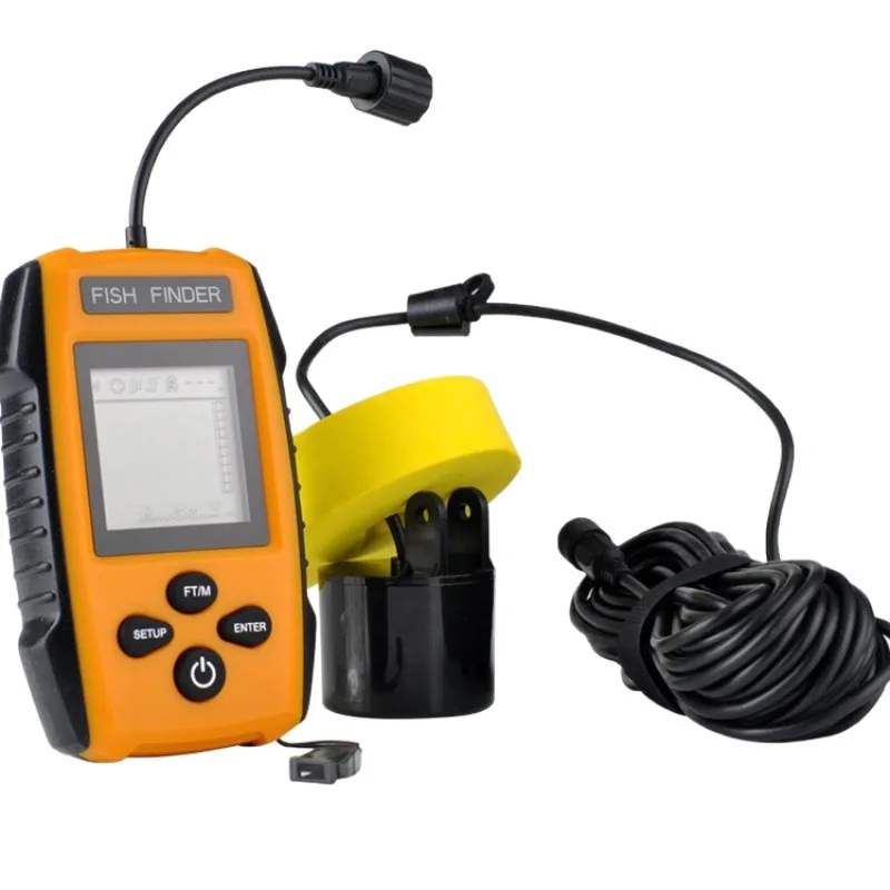 High Tech Ultrasonic Sonar Fish Detector Wired Sonar Detector Fishing Rig Portable Fish Detector Fish Finder