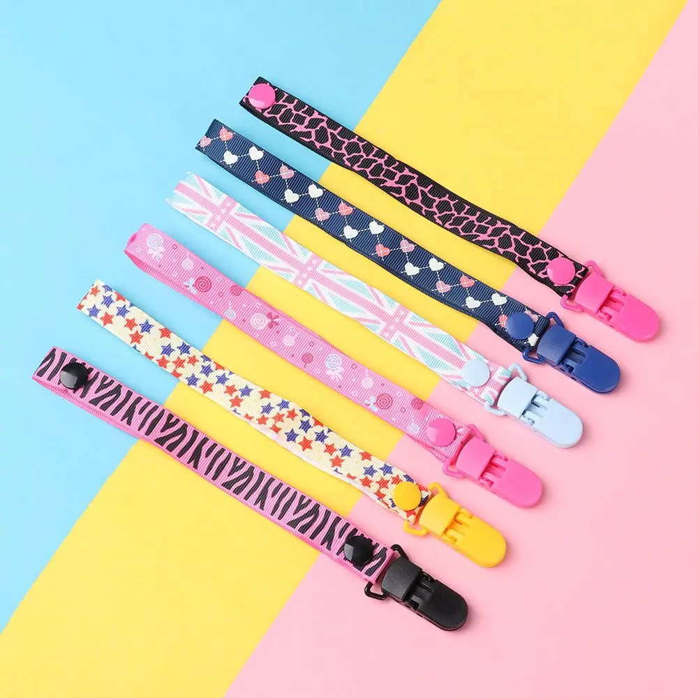 1Pc Baby Pacifier Clip Pacifier Anti-lost Chain Dummy Clip Pacifier Holder Newborn Toddler Nipple Soother Clips Baby Teether Toy