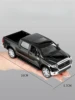 1/32 TOYOTA Tundra TRD Pickup Diecast Toy Truck Model Miniature Pull Back Doors Openable Sound & Light Collection Gift For Boy 3