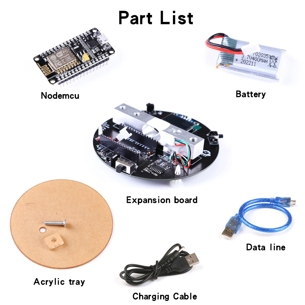 Open Source balança eletrônica para Arduino Nodemcu,