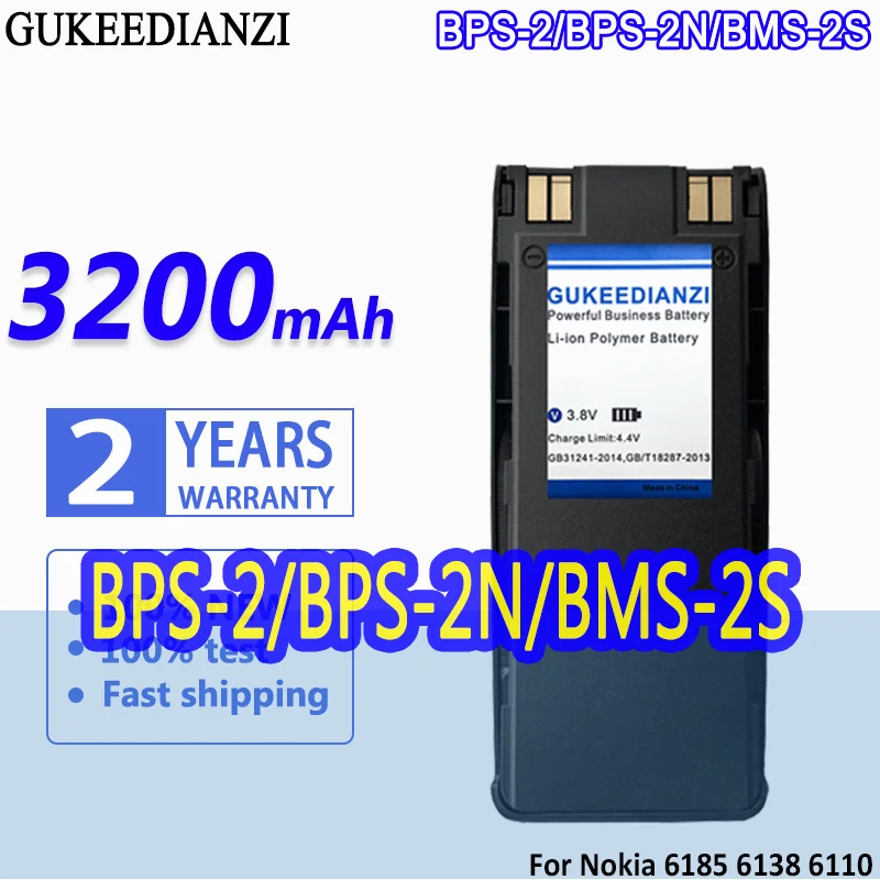 Batteria Ad Alta Capacità Per Nokia 6185 6138 6110 6310I 6310 6210 5180 5170 5160 5150 5185 5165 5110 5125 6160 7110 Bateria