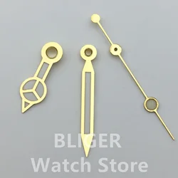 BLIGER Multi - Tone Watch Hands Set with C3 Green Luminous Finish - Premium Watch Accessories (Gold)
