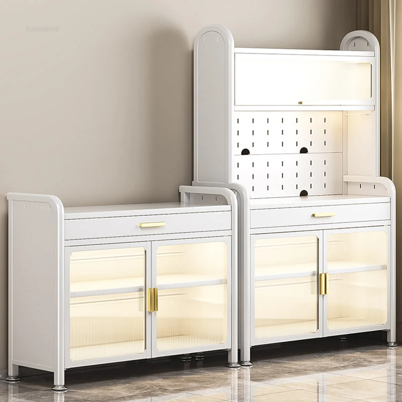 Modern Simple Kitchen Cabinets for Small Apartment Floor-to-ceiling Storage Cabinets Multi-functional Household Kitchen