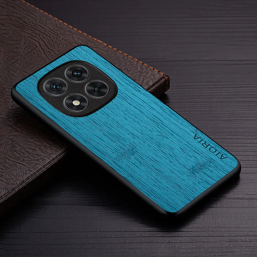 Luxury Bamboo Wood Pattern Leather Case