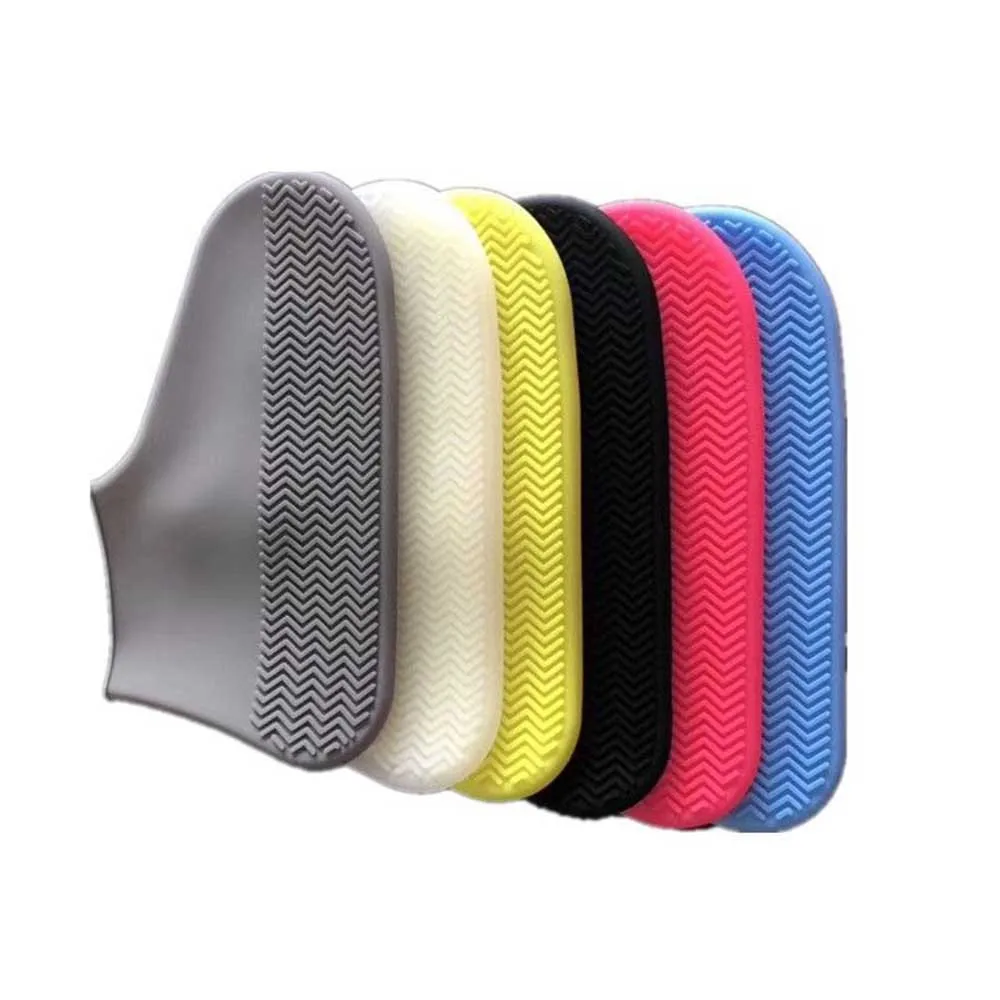 Waterproof Recyclable Silicone Shoe and Boot Cover with Non-Slip Textured Sole