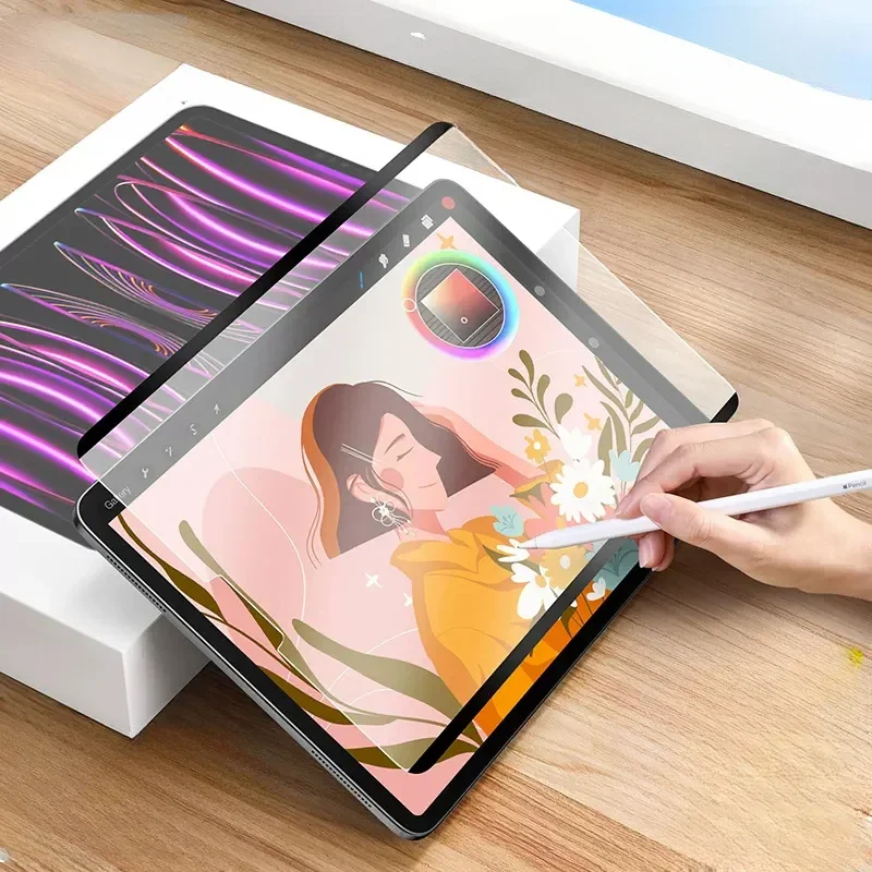 Protetor de Tela Magnética para Samsung Galaxy Tab s9 s8 s7 Plus Pintura Ultra Escrever Filme Fosco S7fe Lite - Imagem 4