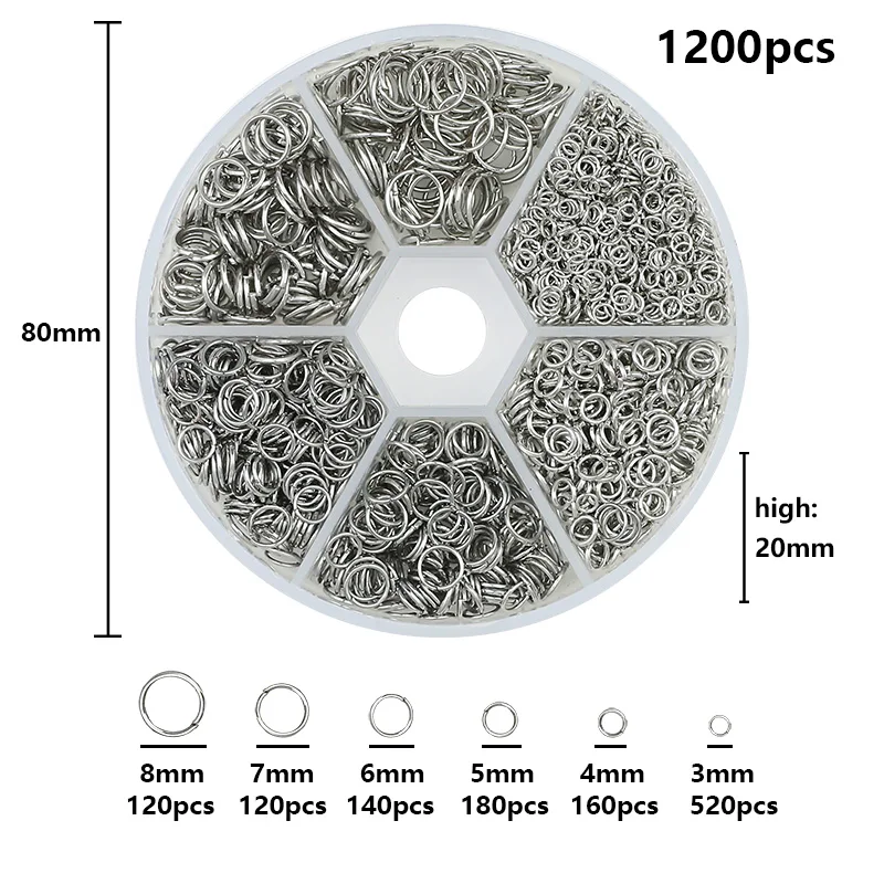 Gold-Plated Brass Jump Rings for Jewelry Making and Crafting
