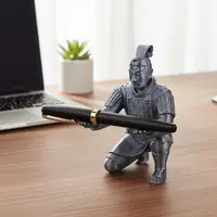 Creative Terracotta Warriors Pen Holder 3D Printing Pencil Storage Rack Plastic Desktop Organizer Desk Decoration Gifts 5