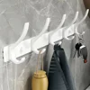 Dual Hanger Coat Hook - 3.6 Hangers, Ideal for Bathroom, Clothes, Hat Storage, Also Functions as Towel & Coat Rack 3