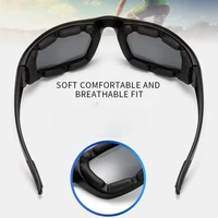 1PC Outdoor UV Protection Goggles Padded Anti UV Unisex Sports Sunglasses for Motorcycle Riding Adventure - Image 6