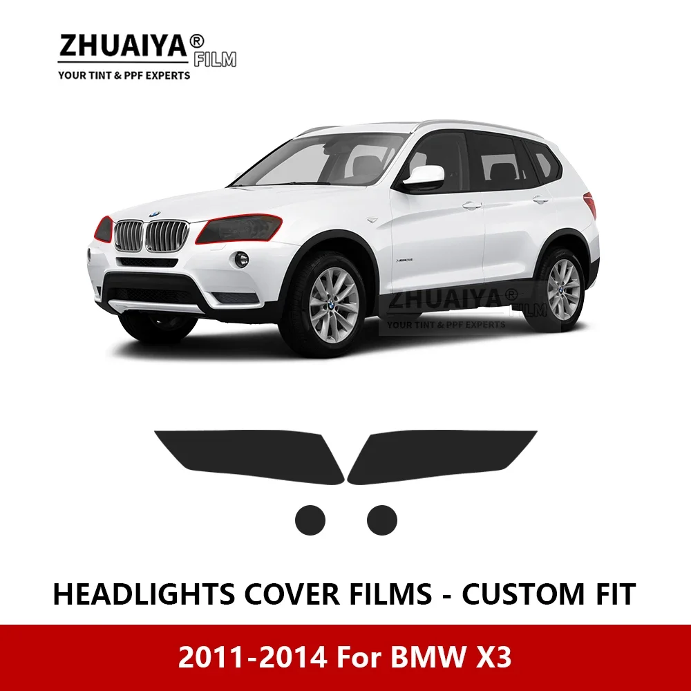 

Защитная пленка с защитой от царапин для автомобильных фар BMW X3 2011-2014