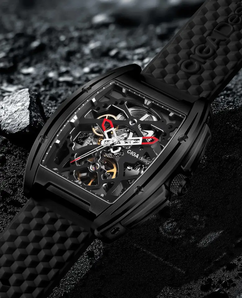 CIGA デザイン自動機械式スケルトン腕時計男性用 Z シリーズ