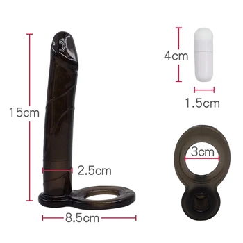 Anal Viginal Double Penetration Realistic Dildo G-Spot Vibrator For Couples Lesbian Masturbator Adult Sex Toys 3