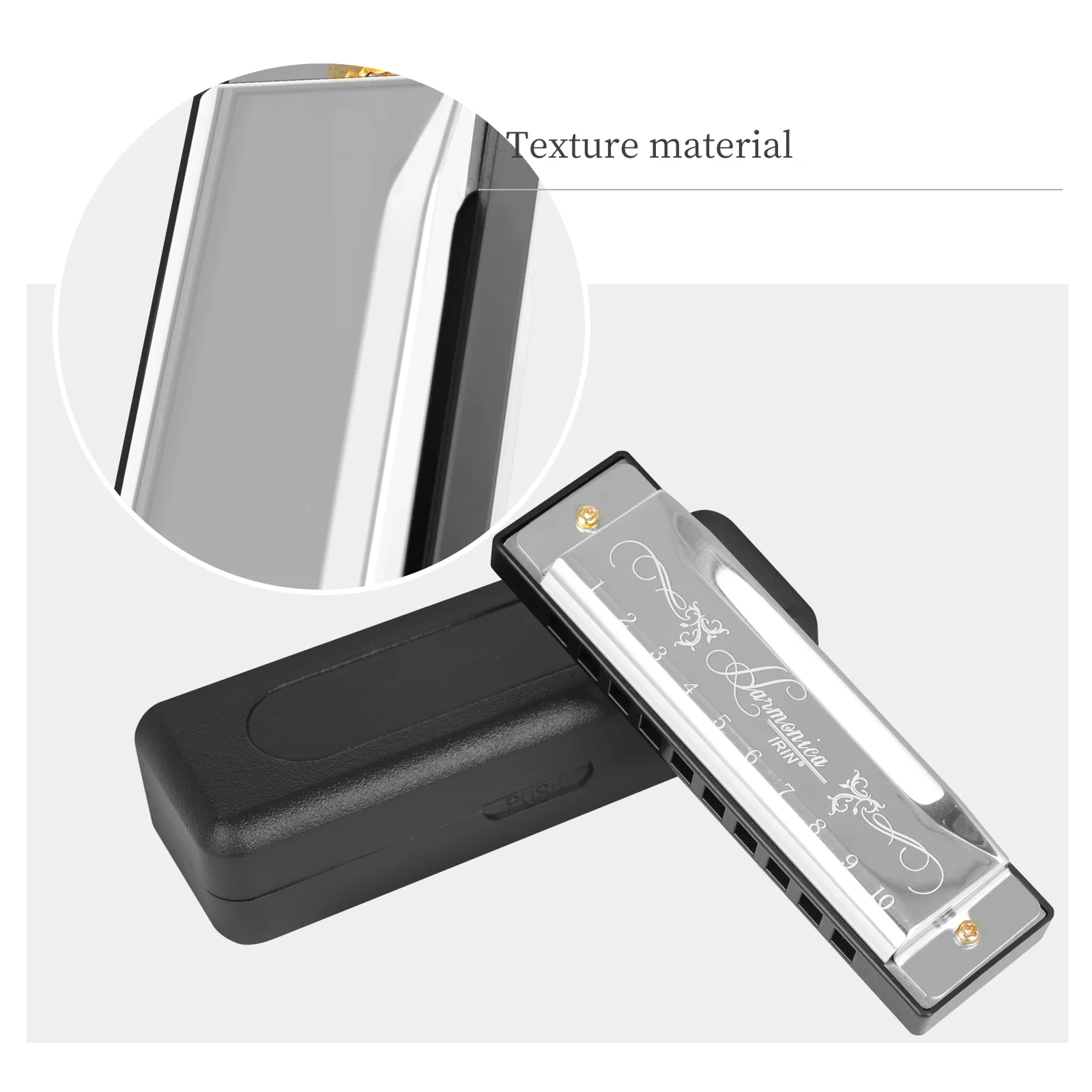 10 Holes 20 Tone C Key Harmonica Set For Professional Beginner IRIN Hohner diatonic harmonica