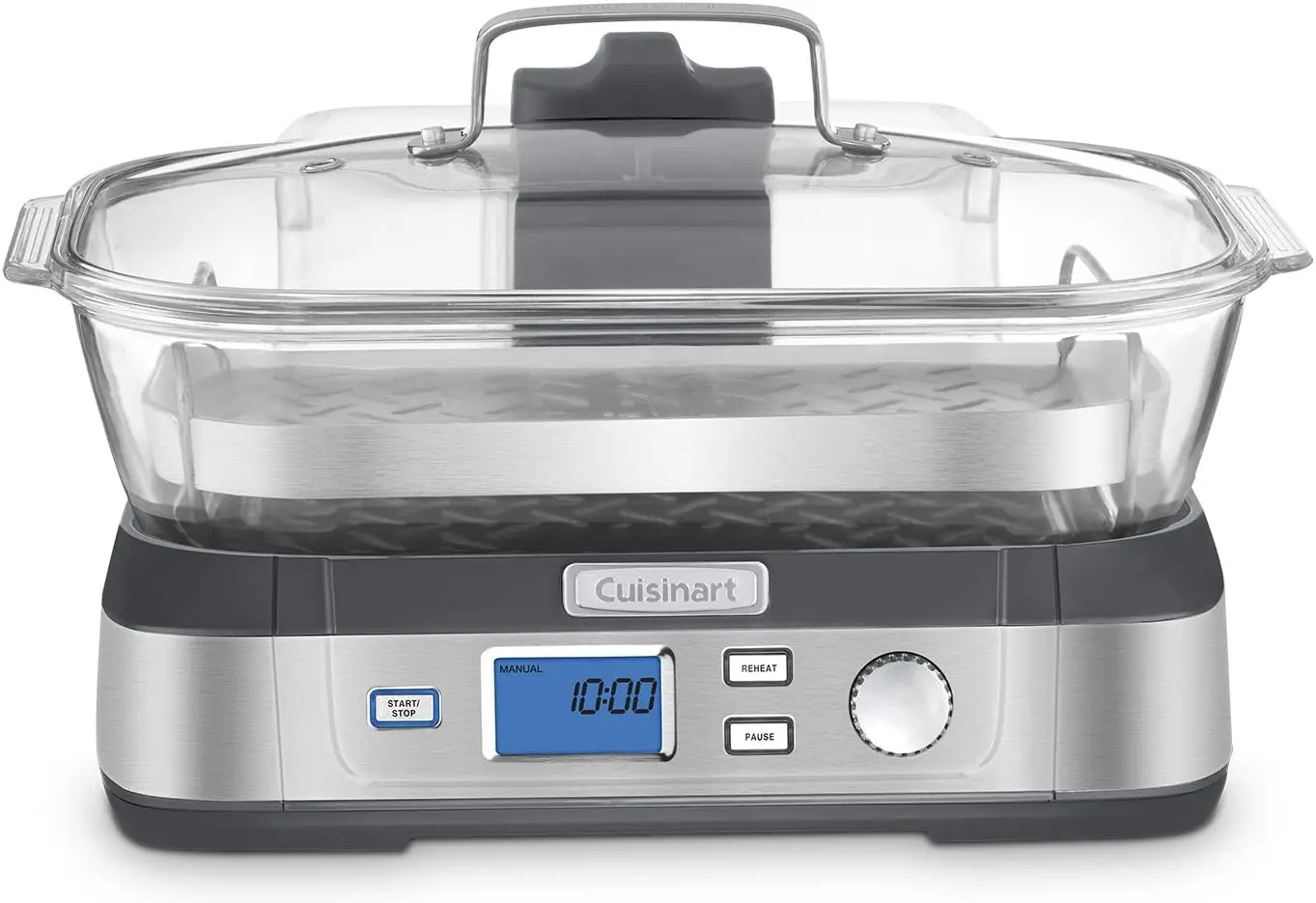 Cook Fresh Digital Glass Steamer, One Size, Stainless Steel 3
