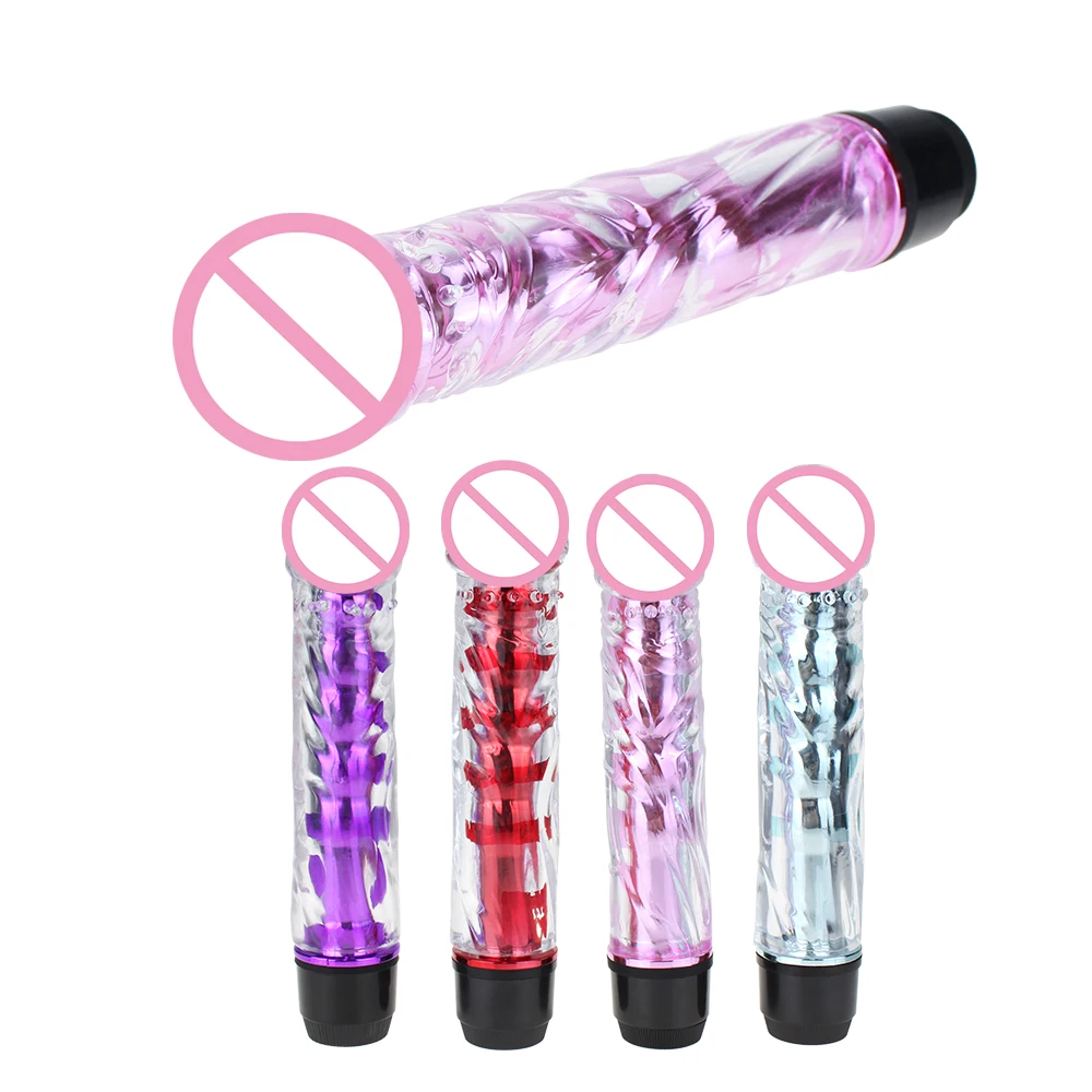 Soft Realistic Dildo Vibrators Sex Toys for Woman G-Spot Clitoris Vagina Massager Waterproof AV Stick Female Masturbator