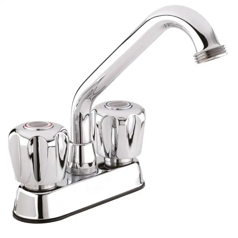 

High- Two Handle Centerset Laundry Faucet, Polished Chrome