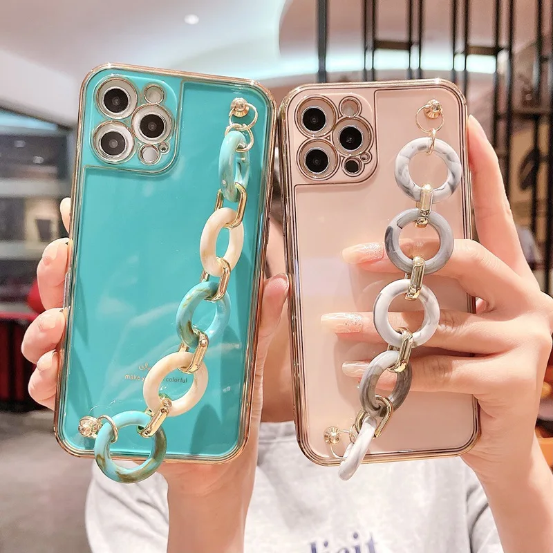 

Tide Brand Personality INS Bracelet Mobile Phone Case Phone Cover For Iphone 13 12 11 Pro Max 7 8P Cover