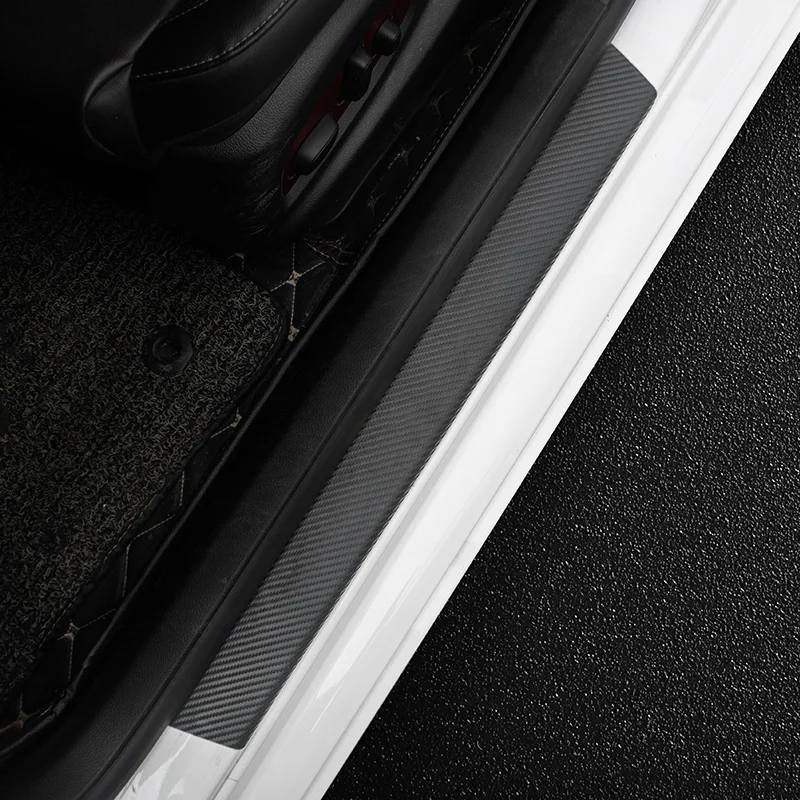 Enhanced Car Door Sill and Trunk Protection Sticker with Devil's Eye Design