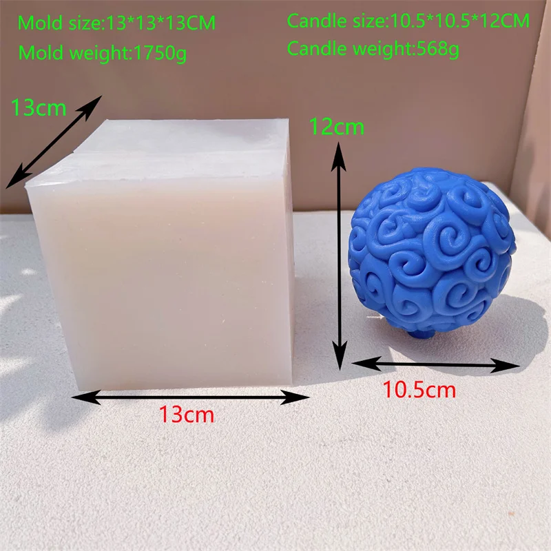 Moule à Fruits En Silicone Pour Maison De Poupée 1:12 - Tumdee, Fait Main, Bleu, Réutilisable