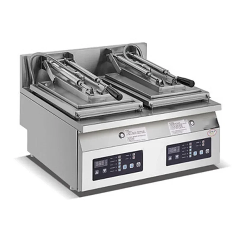 Automatic Fried Gyoza Bun Cooker Electric Dumpling Pancake Frying Machine Samosa Empanada Fryer Steak Griddle
