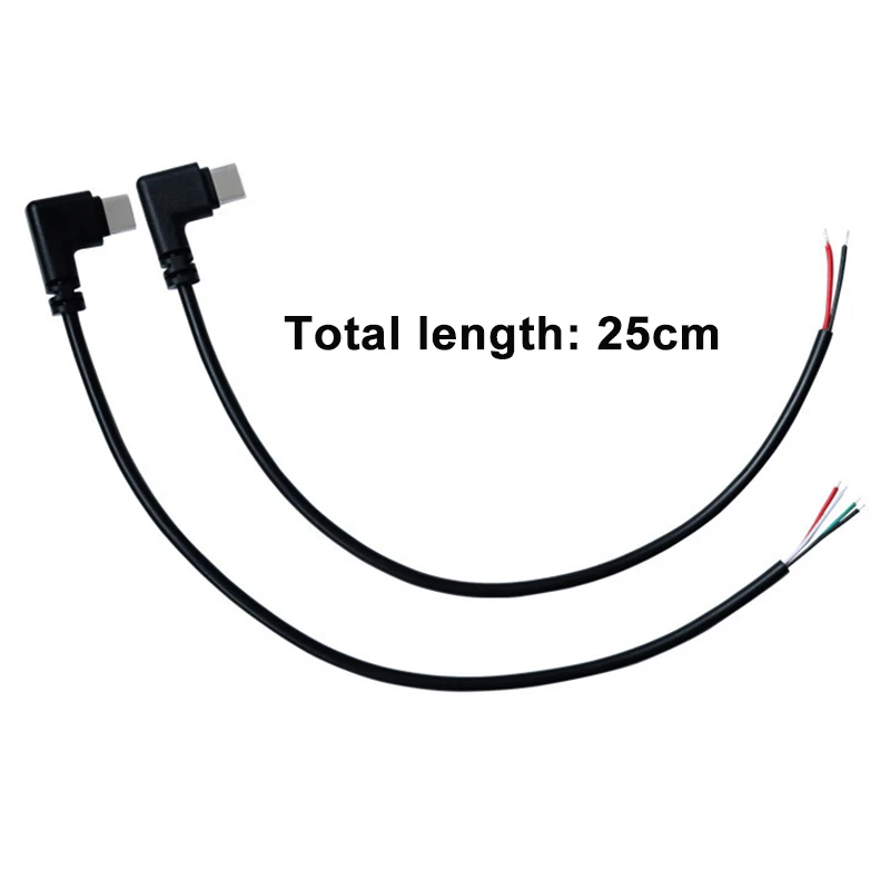 รูปสินค้า ชิ้นส่วนชาร์จ USB 2.0 แบบข้อศอก ใช้ได้กับ Micro USB และ Type-C