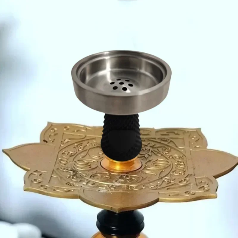 High-end Shisha Bowl Hookah Accessories Stainless Steel Tobacco Cigarette Holder Чаша Для Кальяна Nargile Water Pipe Smoke Bowls 6