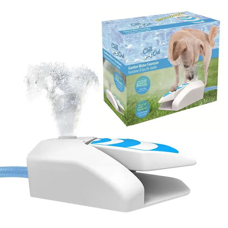 

Automatic Dog Water Feeder Step-On Pet Outdoor Drinking Fountain Pet Dog Educational Training Water Dispenser Toy