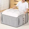 Foldable Clothes Storage Bag Visual Quilt Organize Cases Waterproof Large Capacity Clothing Pack Bag Pillow Down Coat Organize 4