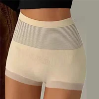 Culotte sans couture pour femmes, taille haute, façonnant le corps, respirant, amincissant, sous-vêtements ventre, rehausseur de fesses 2
