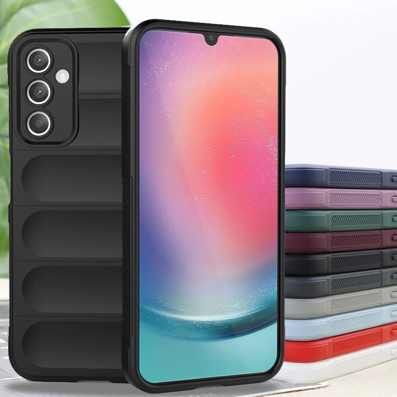 Per Samsung Galaxy A25 5G Custodia Samsung Galaxy A23 A24 A25 5G Cover Skin-Friendy Cover Posteriore Protettiva In Silicone Antiurto Per Telefono