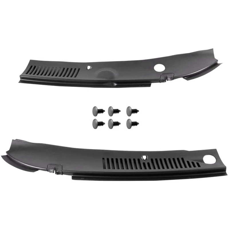 

2Pcs Windshield Wiper Cowl Vent Grille Panel Hood Compatible For Ford Mustang 1999-2004 3R3Z 6302228 AAA&FO1270102