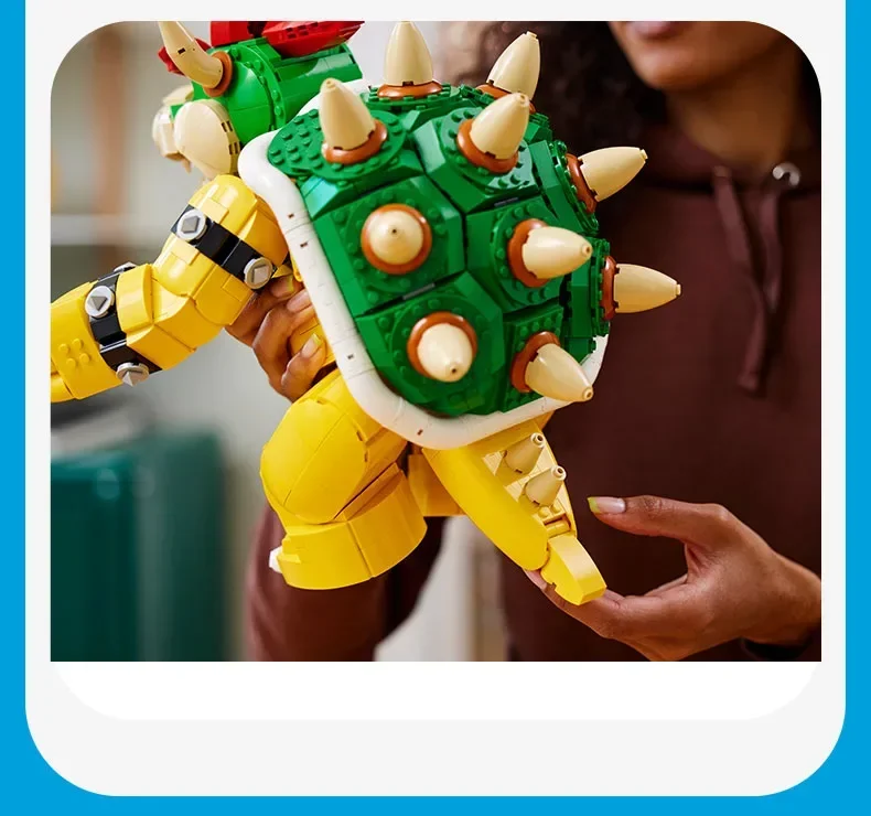 2807 PCS The Mighty Bowser Building Blocks Bricks Boys Birthday Christmas Girls Toys Compatible 71411 building block toys building toy set