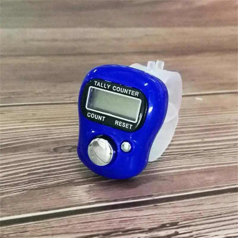 Mini Finger Counter LCD Electronic Digital Display Finger Ring Tally Counter  Sewing Knitting Weave Buddha Pray Soccer Counter