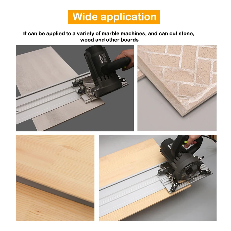 Accessories For Circular Saw Guide Rail Track Saw Base Guide-Rail-Connector Tracksaw Rail-Clamp Woodworking Wood Cutting Tools