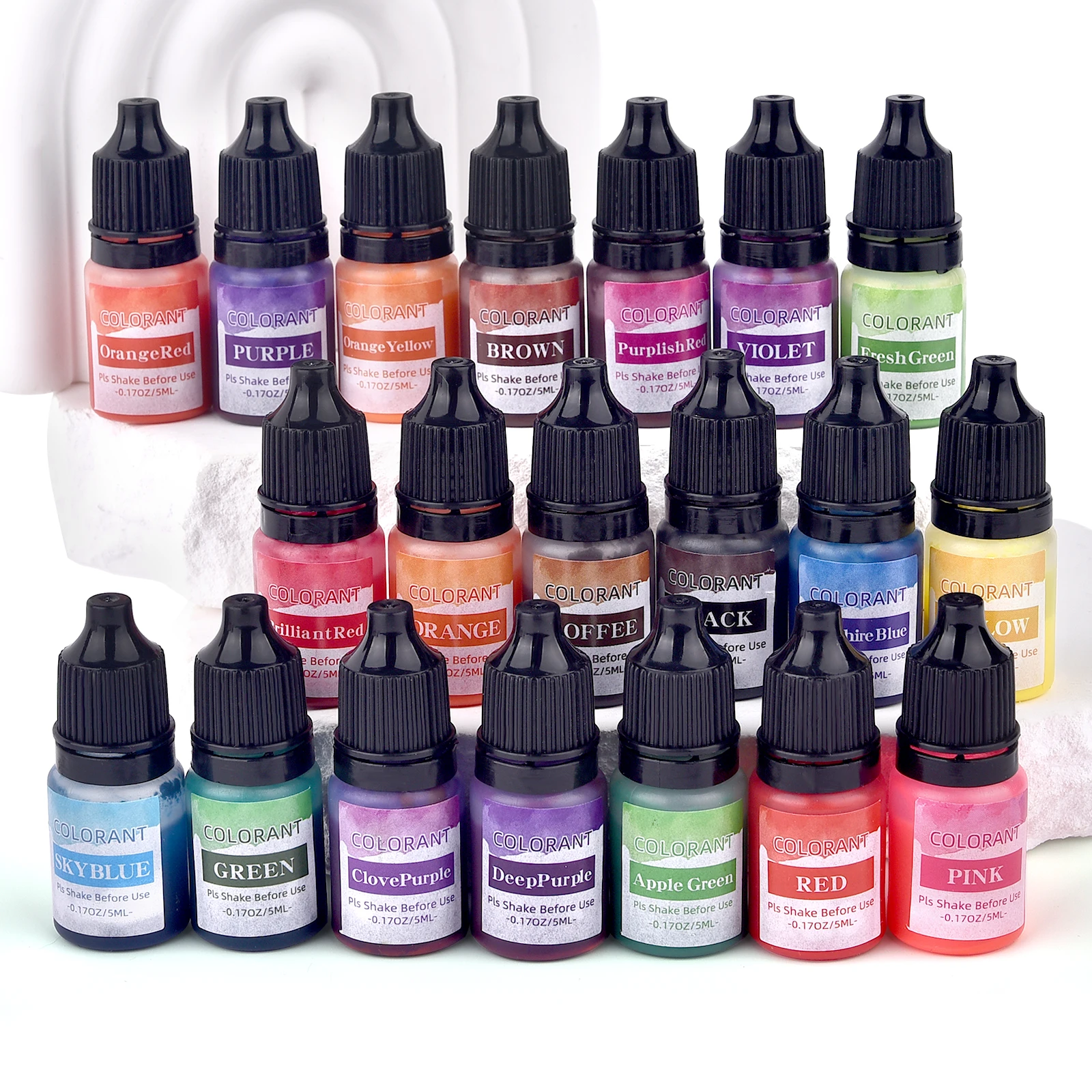 5ml/Bottle Non-Toxic Soy Candle Wax Pigment Liquid Dye DIY Soap Dyes Making Supplies
