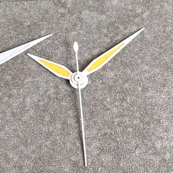 Premium Vintage - Inspired Watch Hands with White Edge Detailing (Yellow)