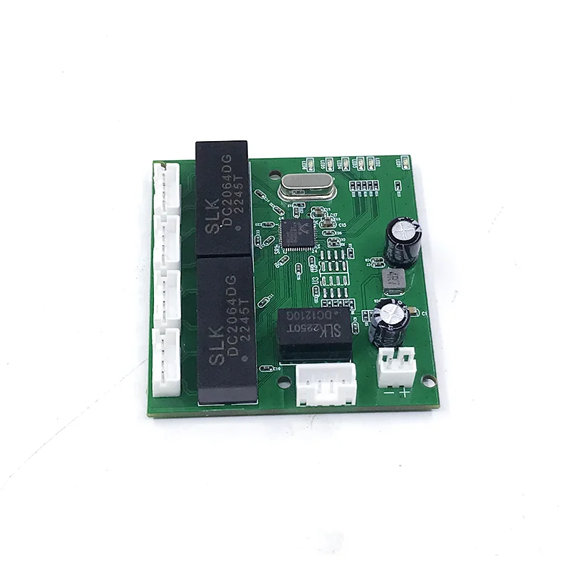 고속 스위치 미니 이더넷 TAP 스위치, 네트워크 스위치 허브 PCB 모듈 보드, 시스템 통합 모듈용, 5 포트, 10 mbps, 100mbps