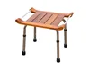New Design Waterproof Wooden Bath Chair Shower Chair For Elderly 3