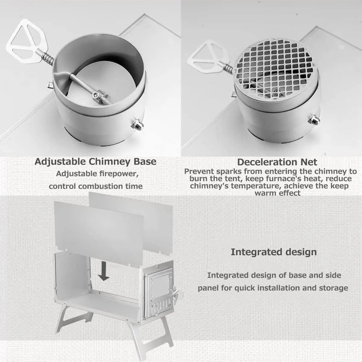 Epic Foldable Stainless Steel Camping Stove For Fast Meals
