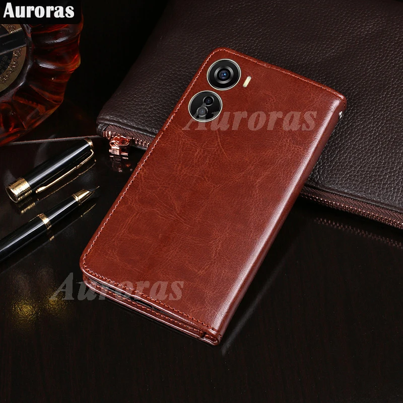 BoerHang Cover per ZTE Blade A72s, Slot per Schede, Staffa, Cover Pelle PU Flip Portafoglio,Cover per ZTE Blade A72s.(Grigio