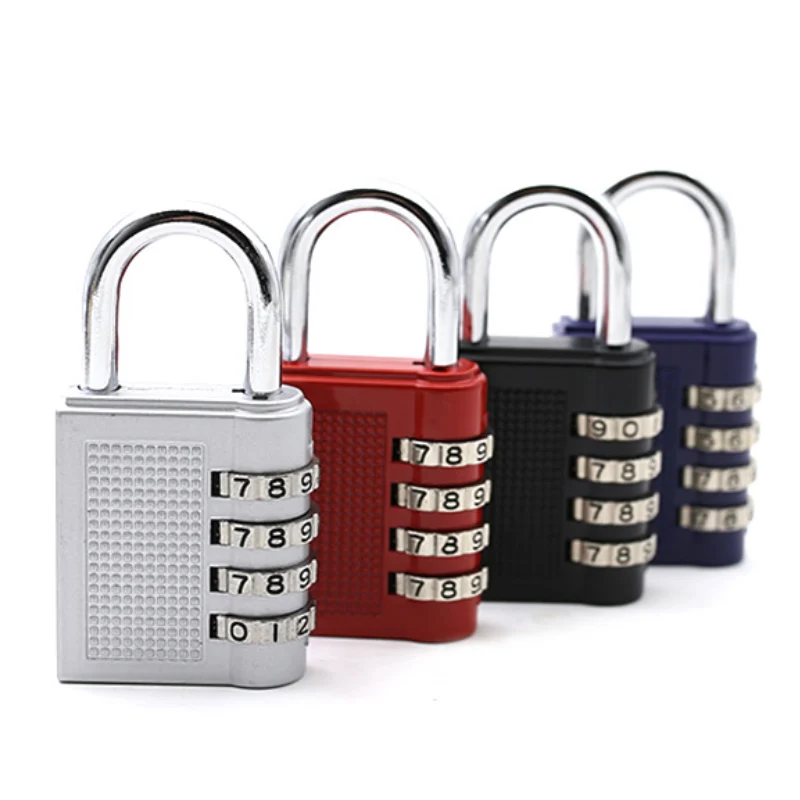 Mini Explosion-Proof Digital Door Lock Spot Corrosion-Resistant Zinc Alloy 4-Digit Password Padlock For Mailbox Suitcase Luggage