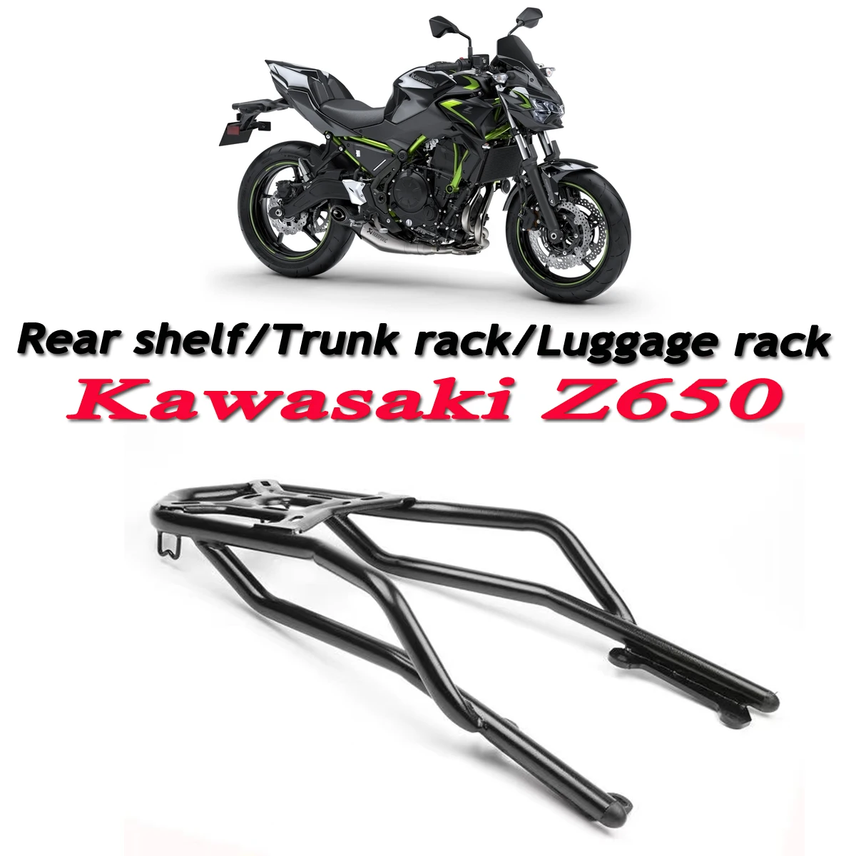 Motorcycle rear rack/trunk rack/luggage rack modification trunk support rear rack Fit For KAWASAKI Z650 Z650RS