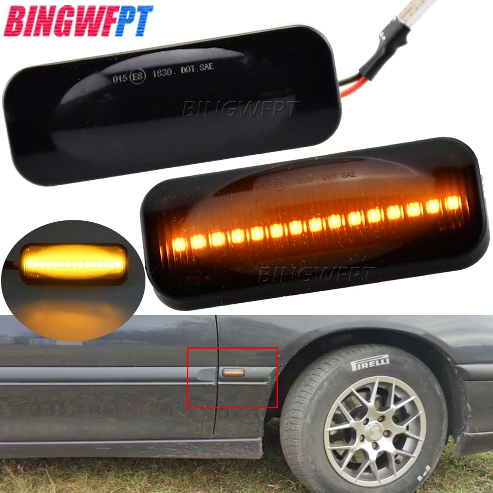 Brandnew Led Dynamic Turn Signal Light Side Fender Marker Sequenziale Blinker Lamp Per Opel Omega B Stufenheck Caravan 1994-2003