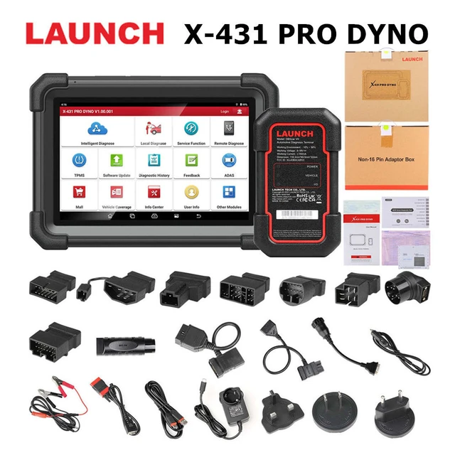 2 Years Free Update LAUNCH X431 PRO Dyno Bi-directional OBD2 Scanner  Support 37+ Special Functions C